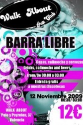 Barra libre en Walk About