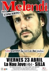 Concierto de Melendi en Silla Valencia