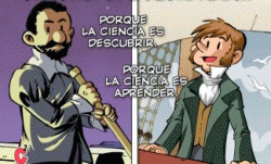 Darwin y Galileo, personajes de cmic