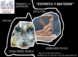 Espiritu y Materia exposicin de Tonia Prez Muñoz & Raimundo Folch en Aedal Espacio de Arte, V