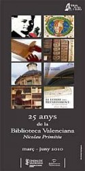 Exposicin 25 anys de la Biblioteca Valenciana Nicolau Primitiu