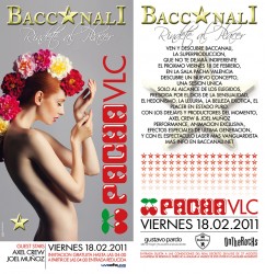 Fiesta Baccanali en Pacha Valencia