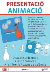 Presentacin-Animacin del libro Marcel el marcià en Abacus