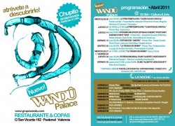 Programacion  Abril 2011 en Wandû Palace