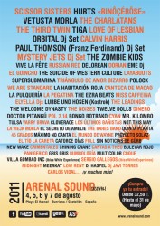 Sorteo 3 abonos dobles Festival Arenal Sound 2011